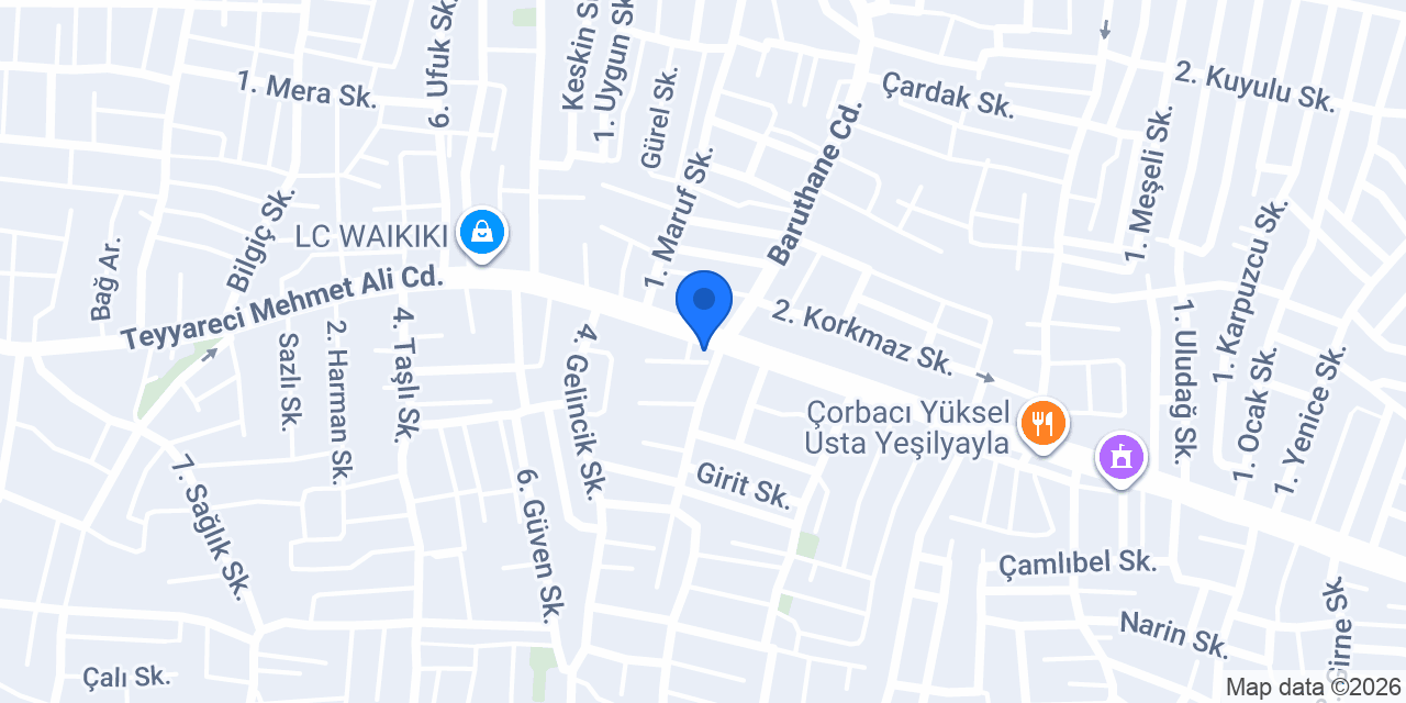 Şaşkın Et Mangal konumu