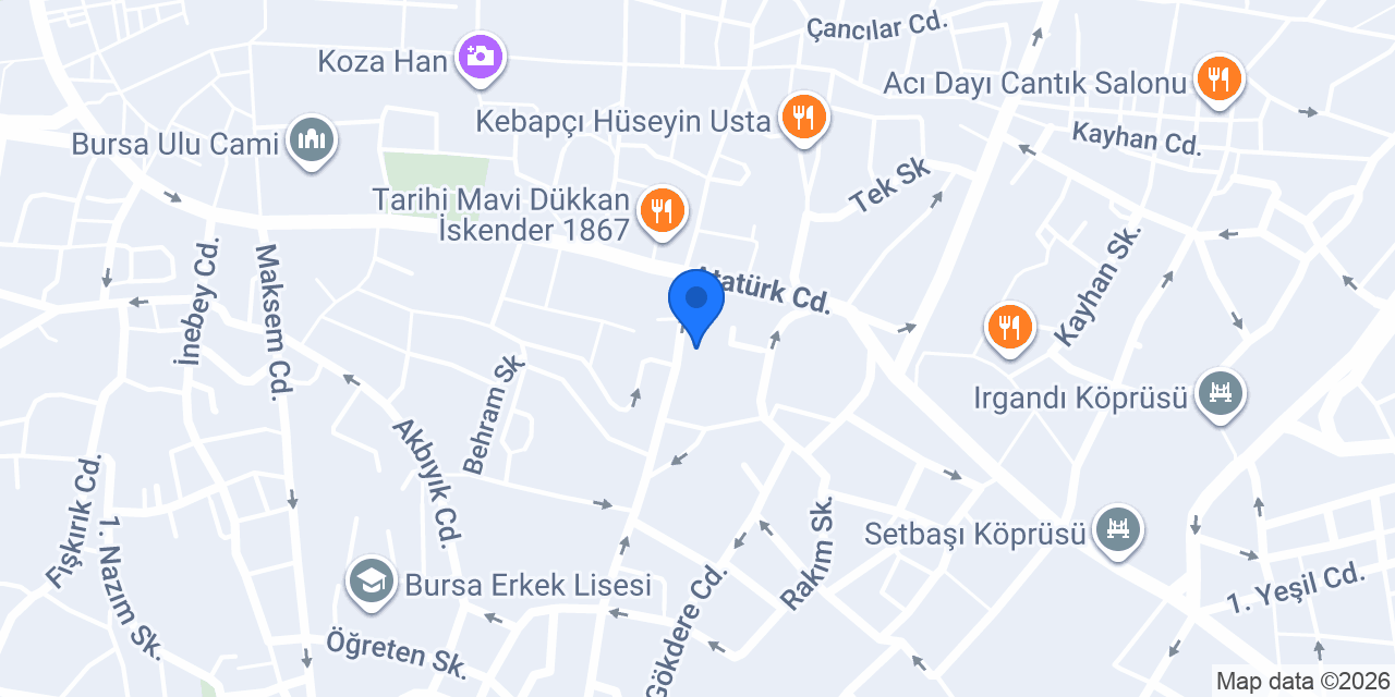 Karadayı Hukuk Bürosu konumu
