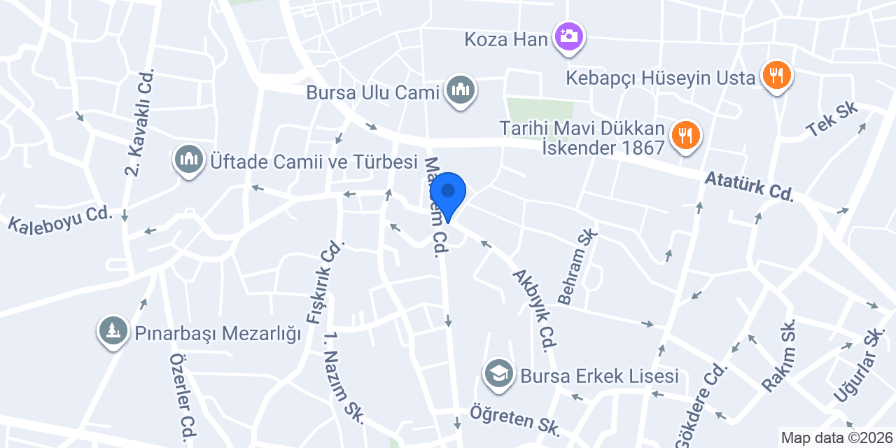 Heykel Apart Bursa konumu