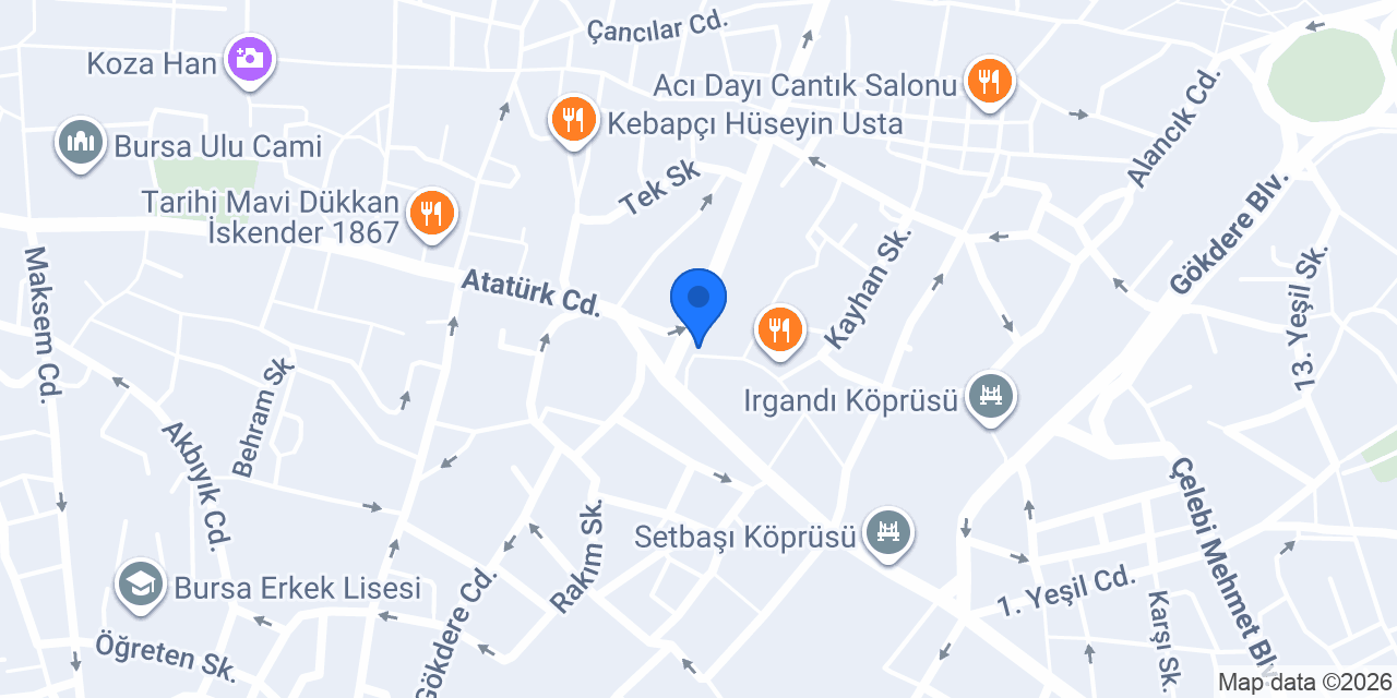 Damla Yıkama konumu