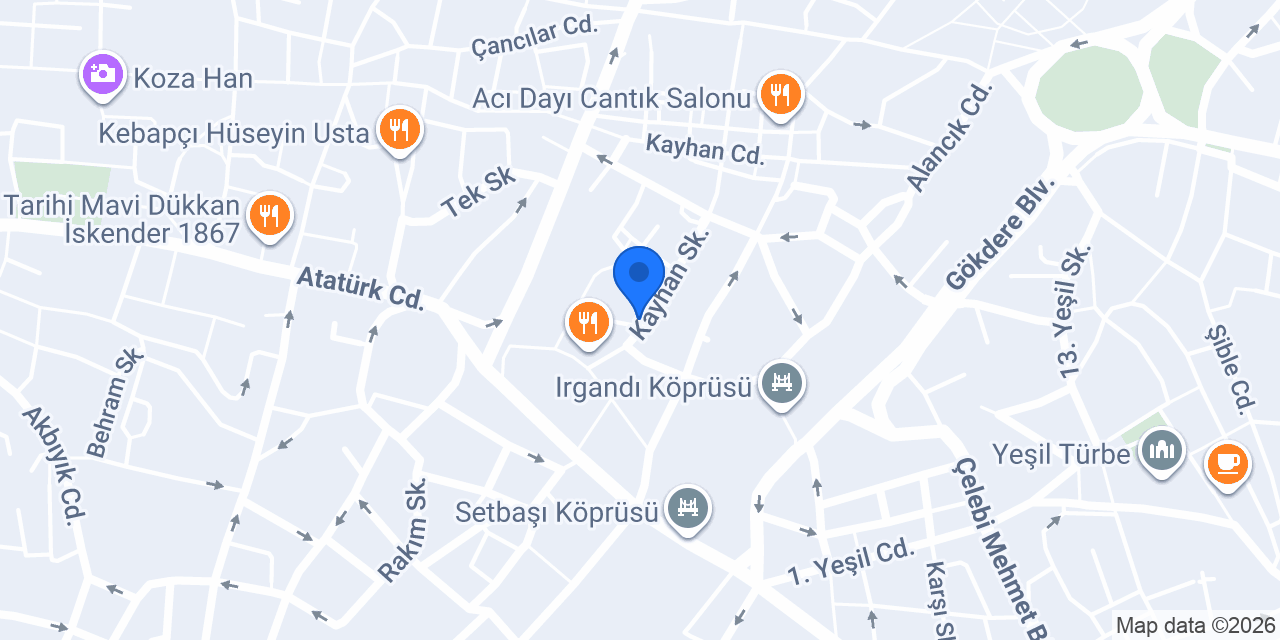 Kebapçı İskender - İskender İskenderoğlu - Meridyen AVM Şubesi konumu