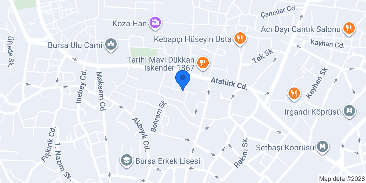 Gül Çiçekçilik konumu