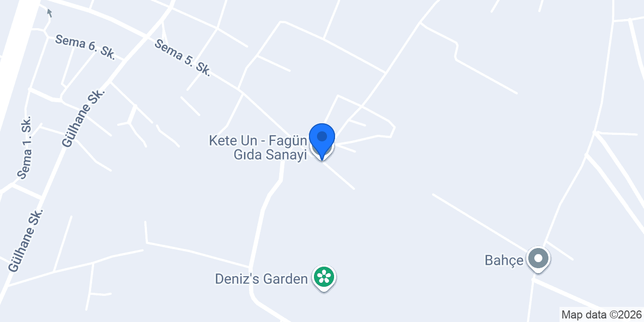 Kete Un - Fagün Gıda Sanayi konumu