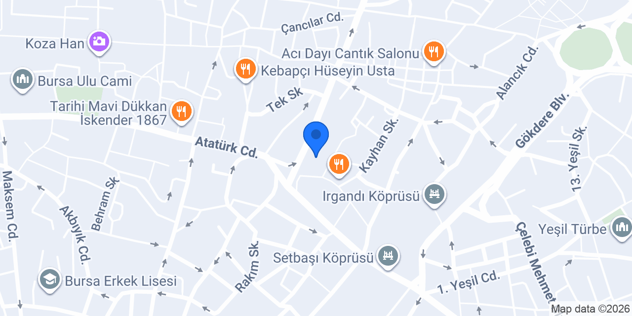Eser Sahaf Kitabevi konumu