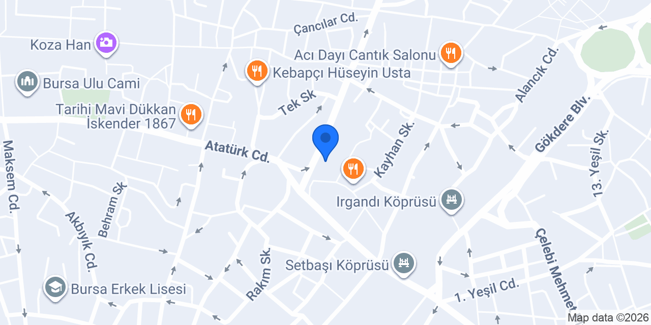 Diş Hekimi Şehrazat Güney konumu