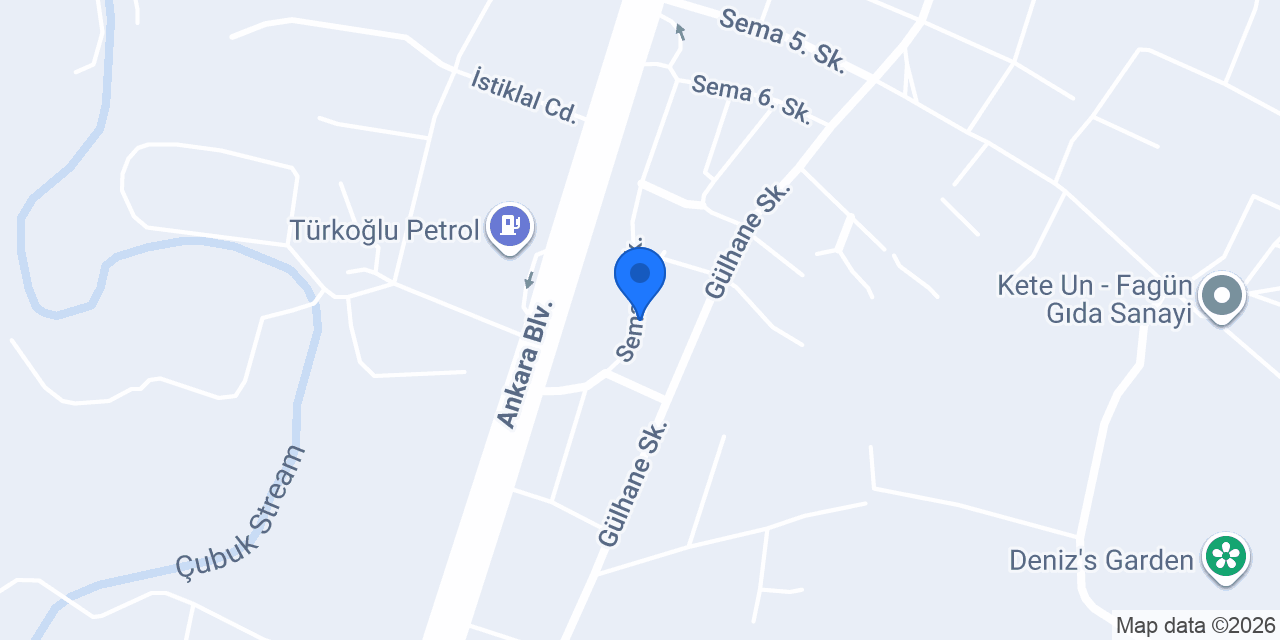 Yeşil Vadi Kır Bahçesi konumu