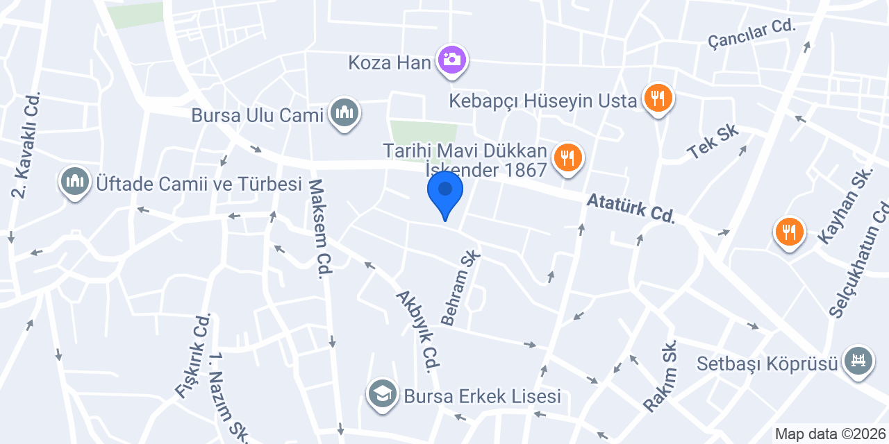 Phoenix Tattoo Bursa konumu