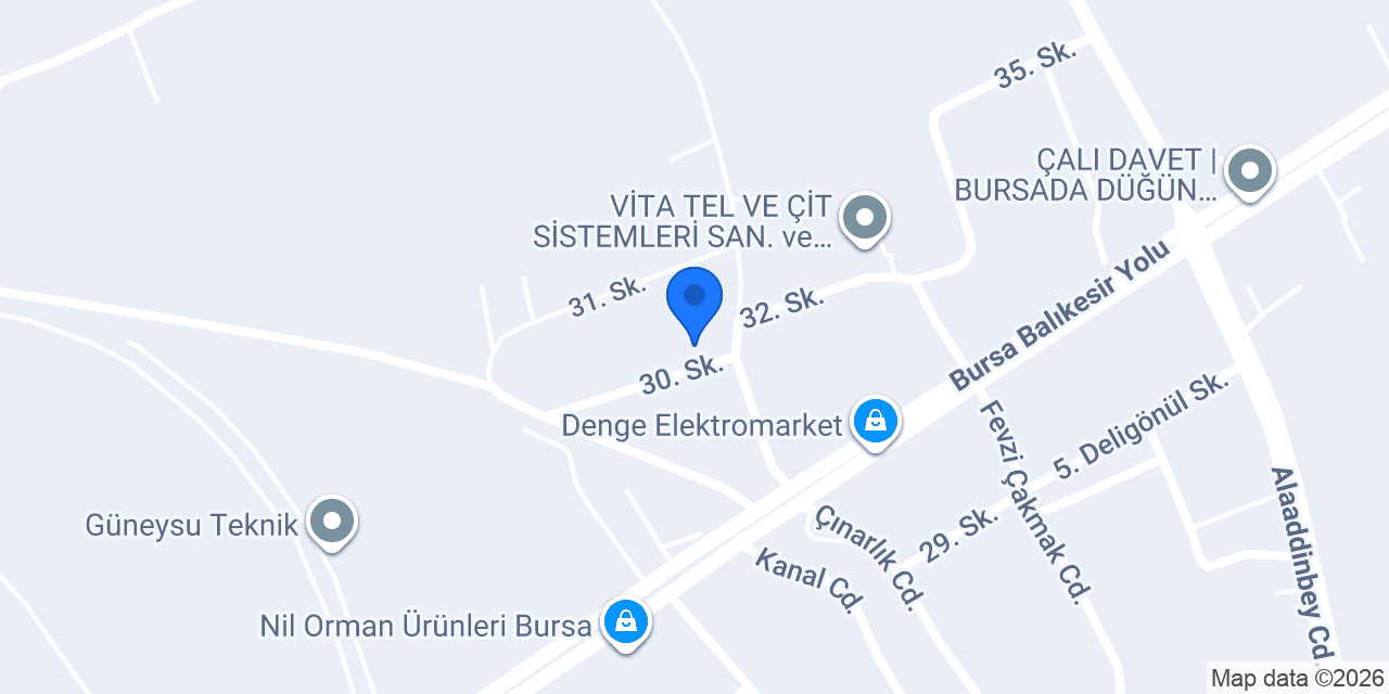 Özteknik-iş konumu
