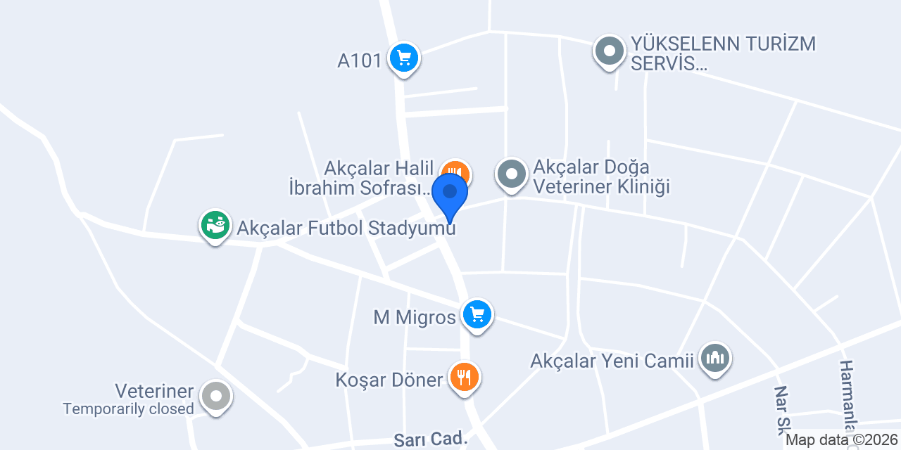 AKÇALARKOOP konumu