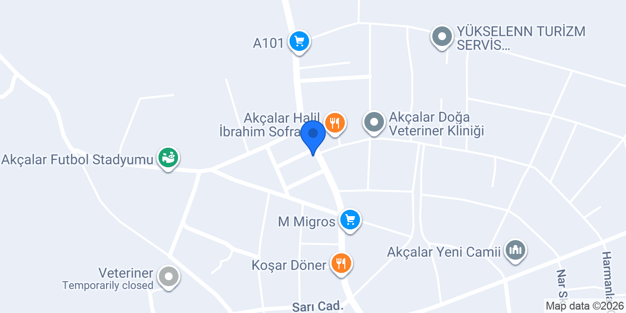 Şahin Piliç Döner Dondurma konumu