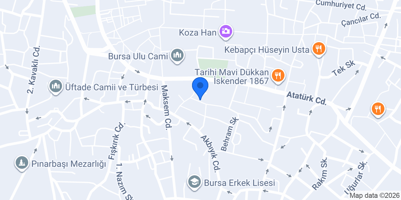Ülkü Pastanesi konumu