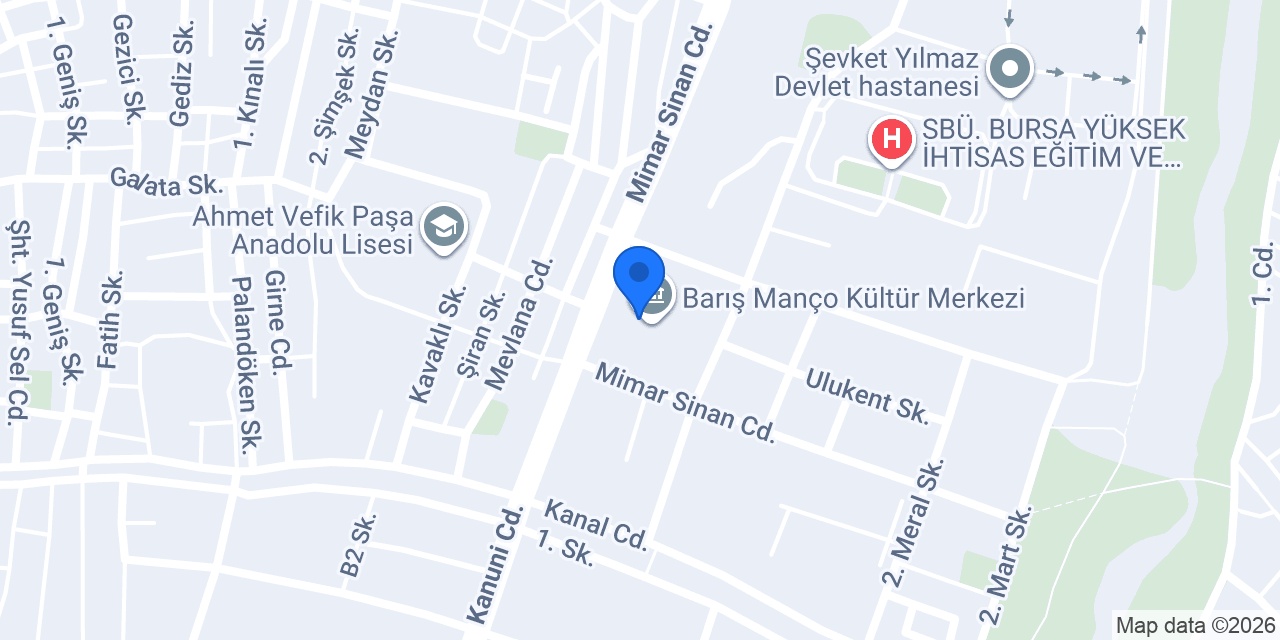 Sinemoda (Barış Manço Kültür Merkezi) konumu