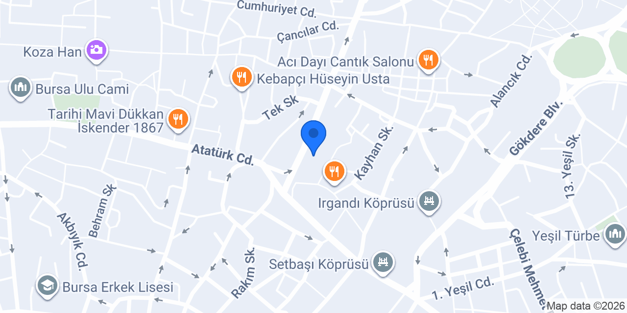 Aylandız Sahaf Kitabevi konumu