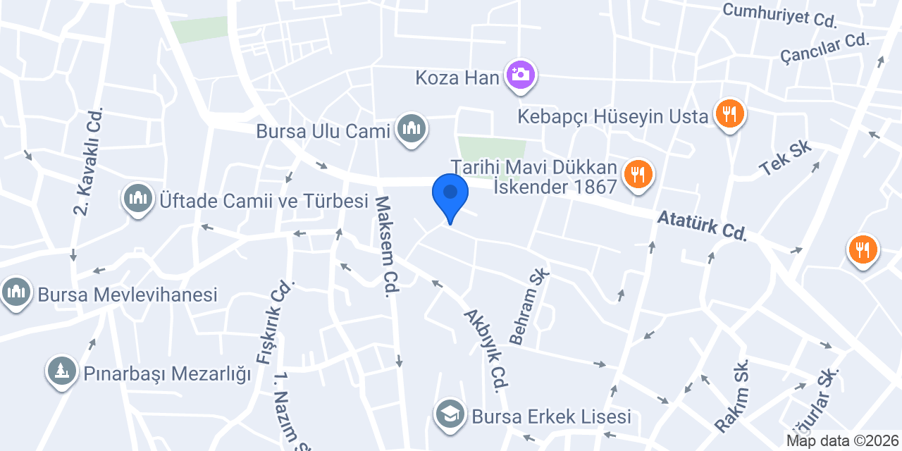 Terzi Halis Bursa konumu