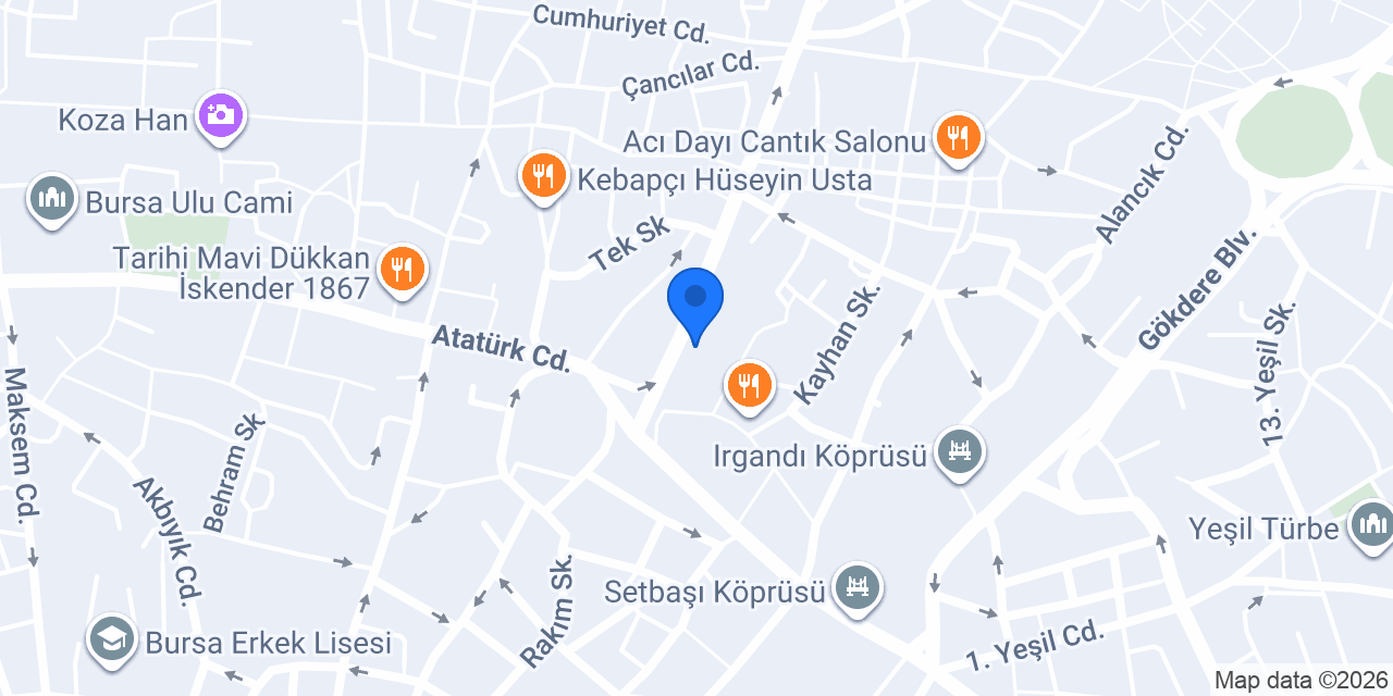 Bursa Mişa Masaj Salonu konumu