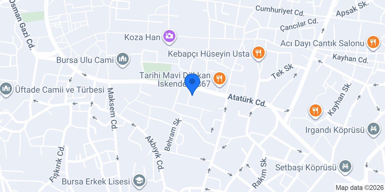 Garanti BBVA Heykel / Bursa Şubesi konumu