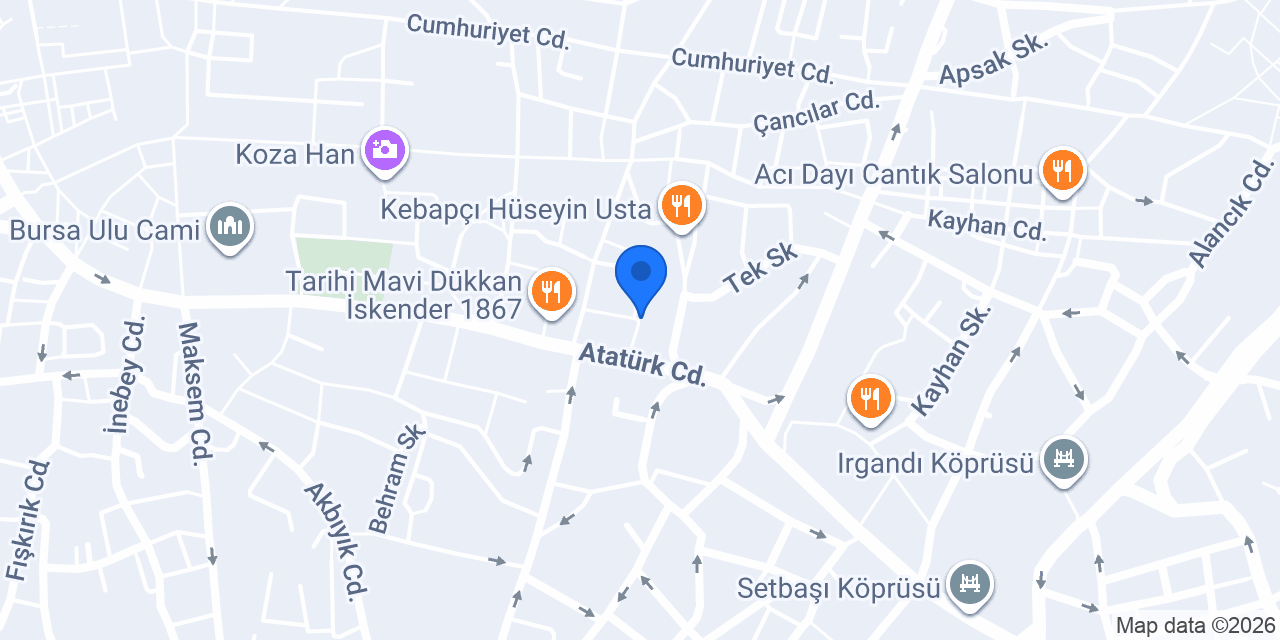 Atmosfer fırın konumu