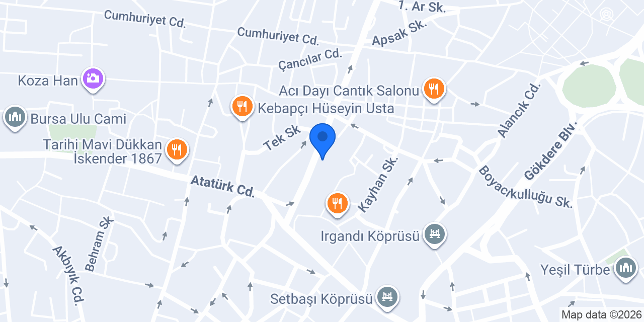 Uludağ Game Center konumu
