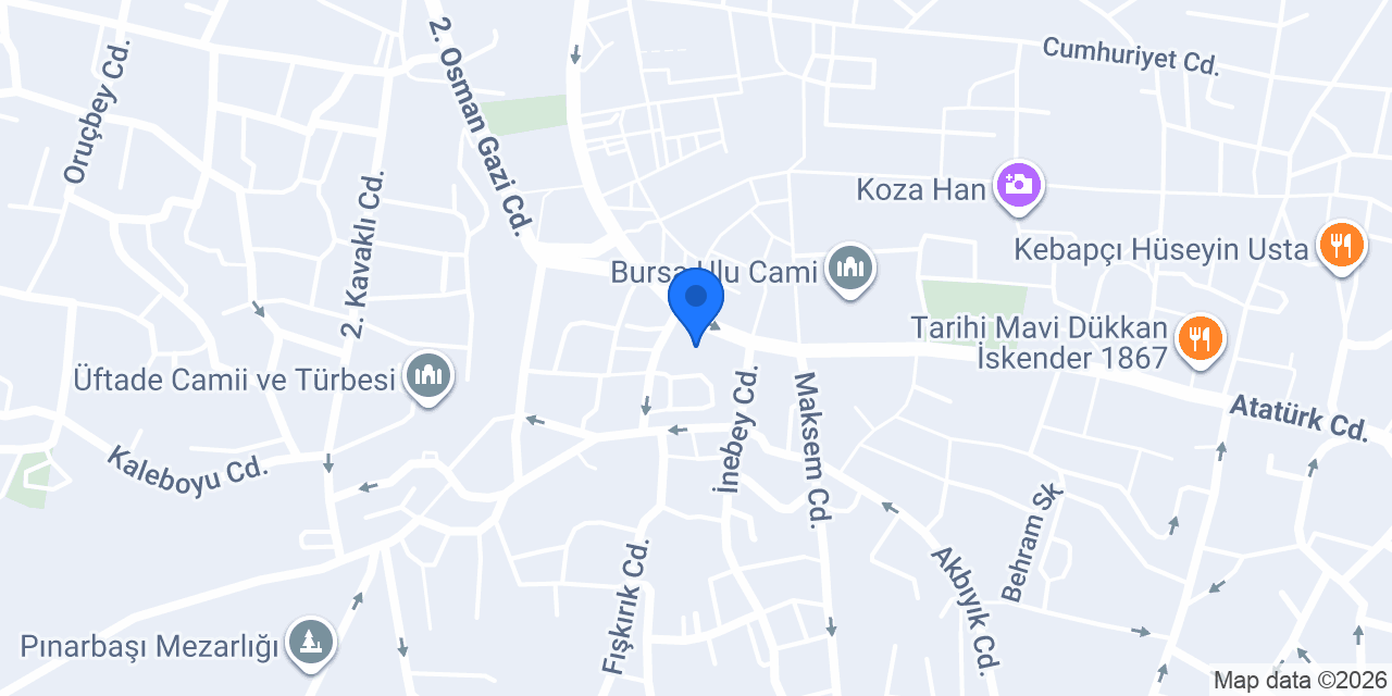 SS Bursa Ülküm Eğitim Koopetarifi konumu