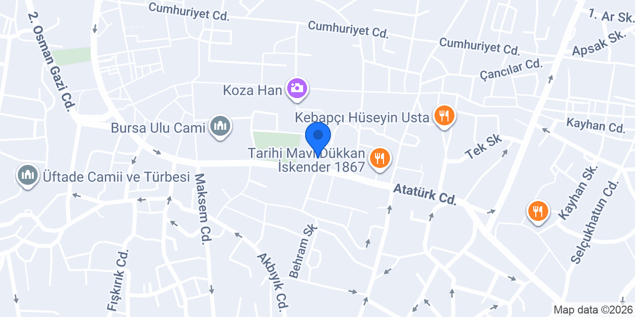 Kurukahveci Atilla konumu