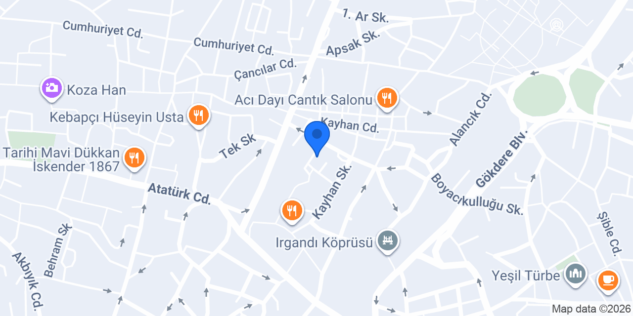 Simya Kitabevi konumu