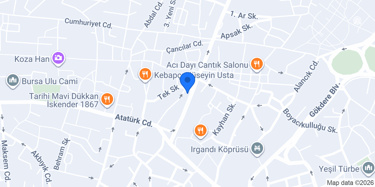 Akbank konumu