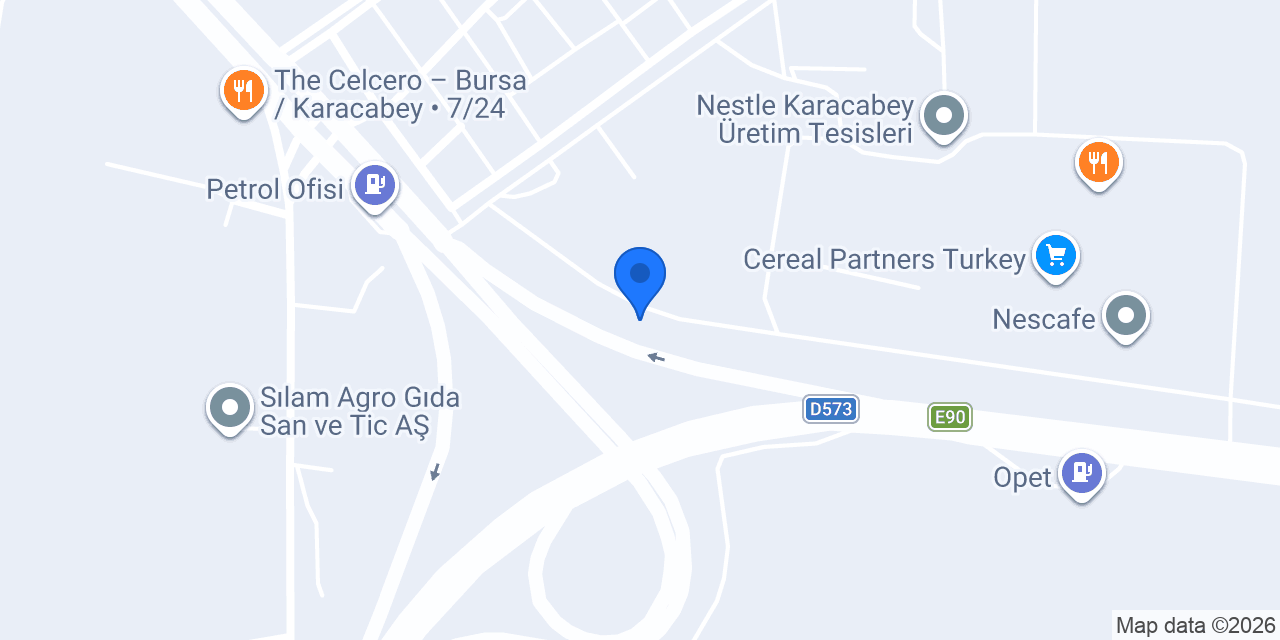 Karacabey vinç konumu