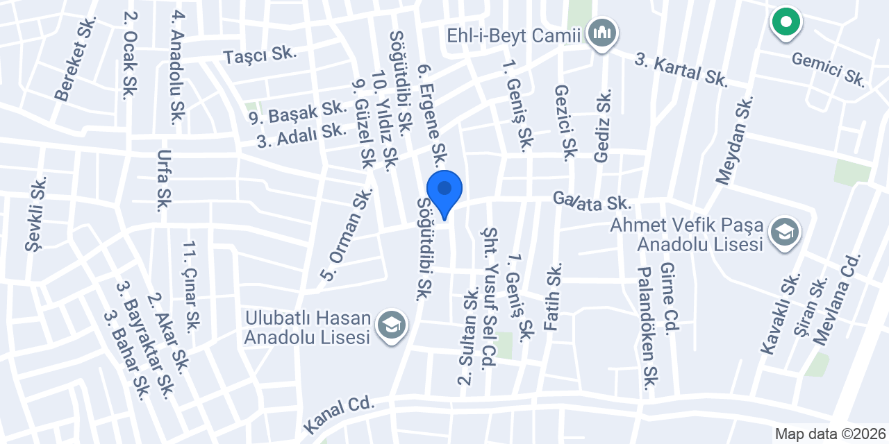 Aktif Kırtasiye konumu