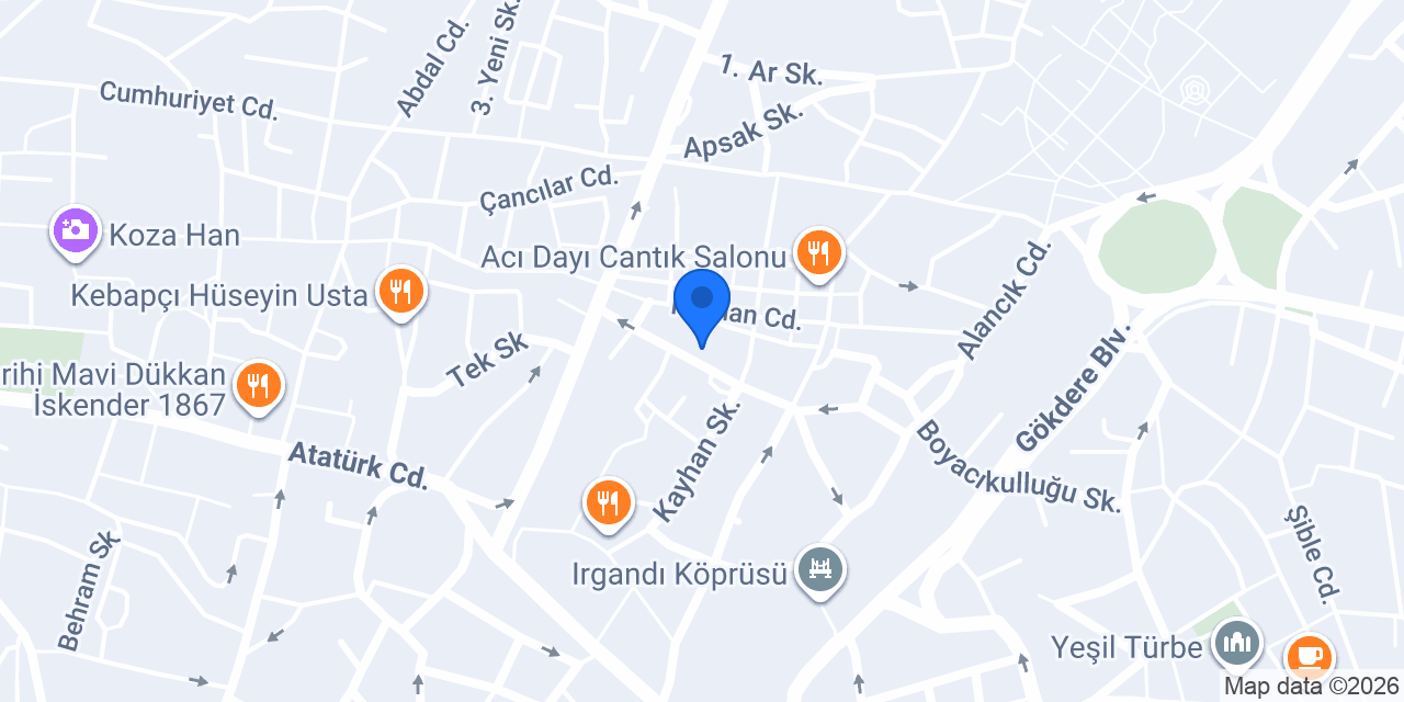 Enes Davetiye Evi konumu