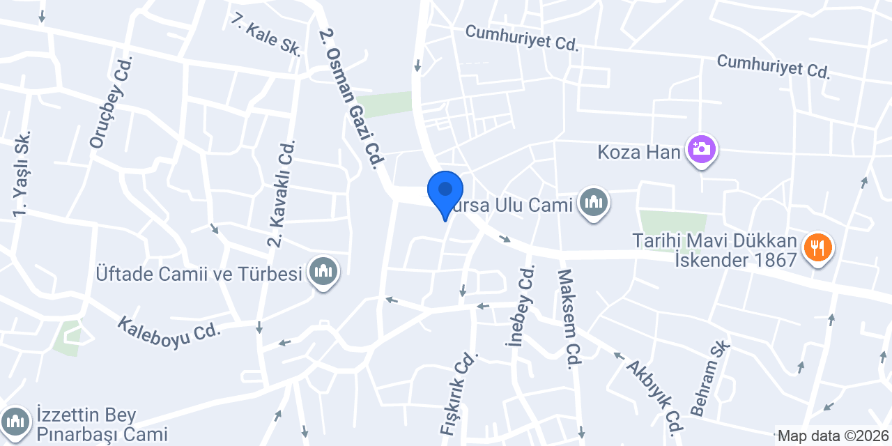 Bursa Dedektör konumu