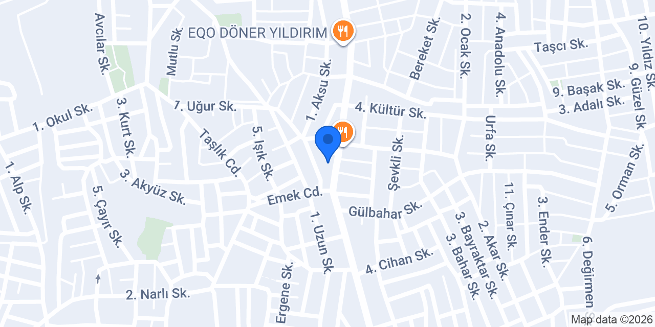 Kasap Serkan Turupçu - Ortabağlar Şubesi konumu