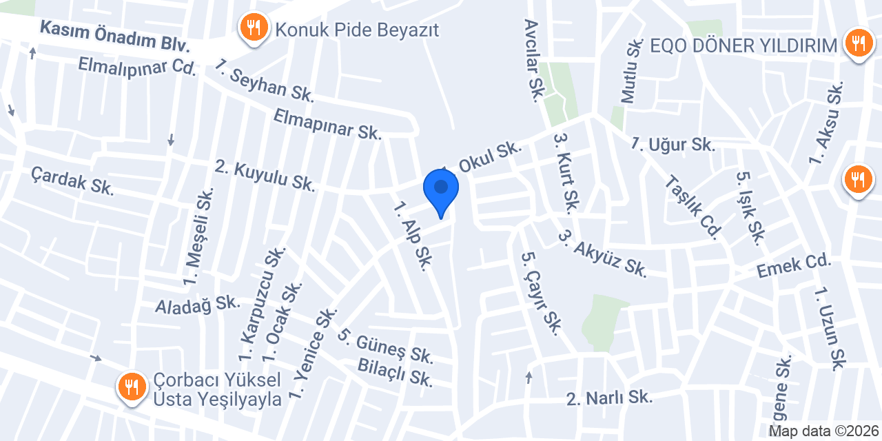 Dadam Yapı konumu