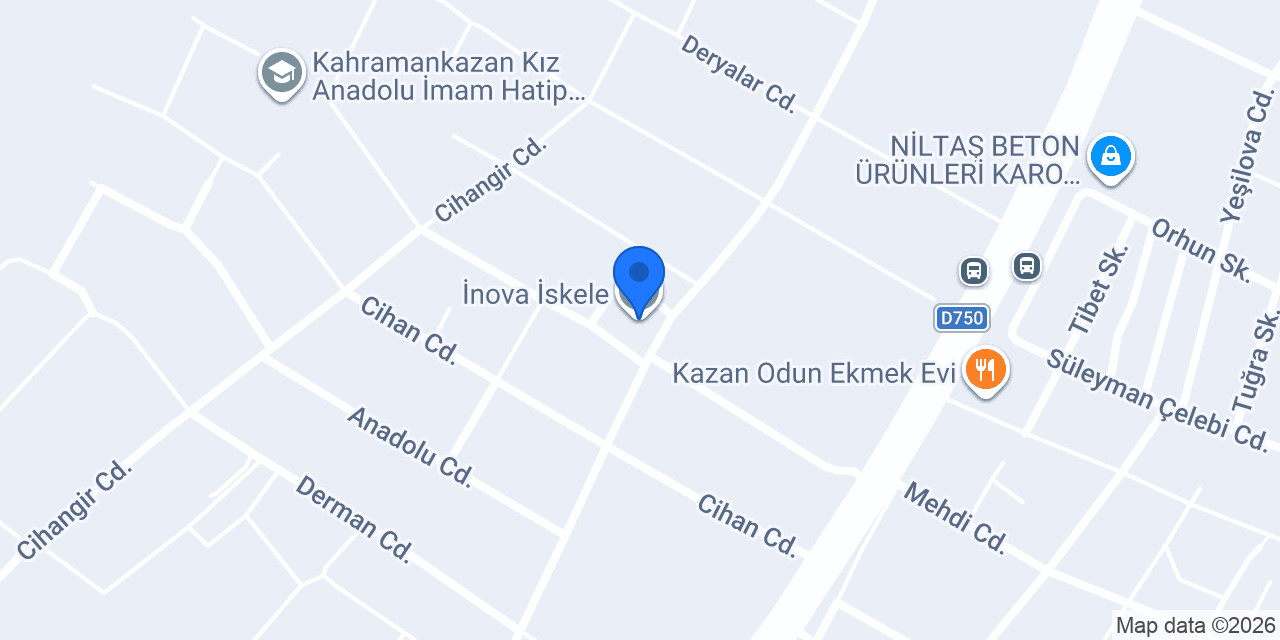 İnova İskele konumu