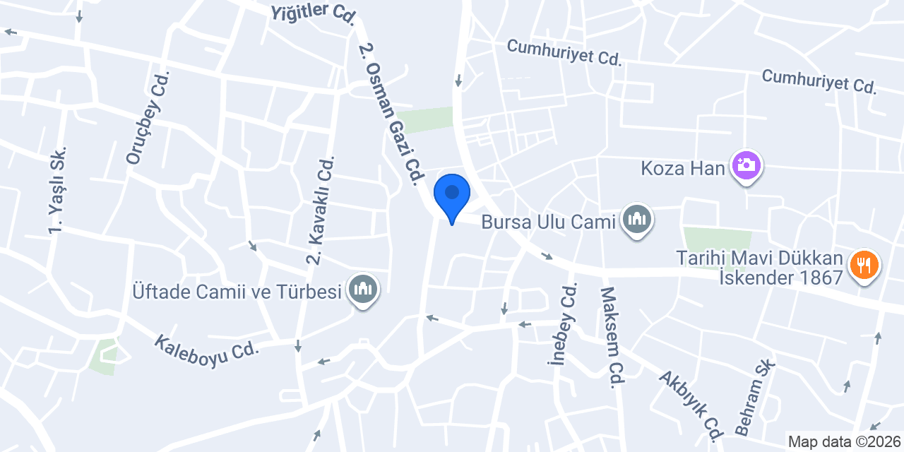 Çakır Hamamı konumu