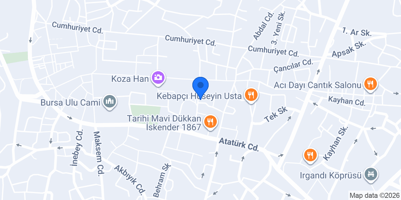 Nilüfer Çiçekçilik konumu