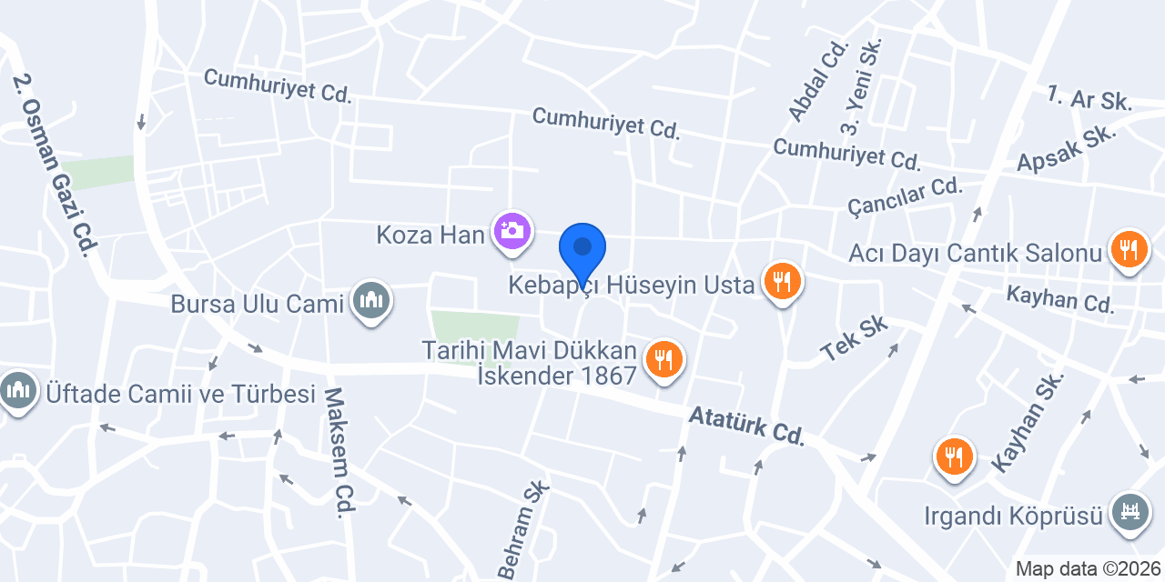 Bursa Kebapçısı konumu