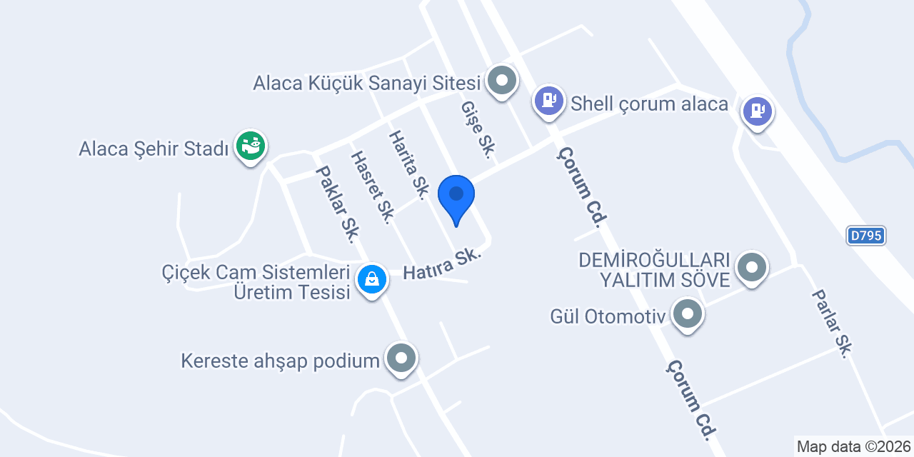 Kardelen oto döşeme konumu
