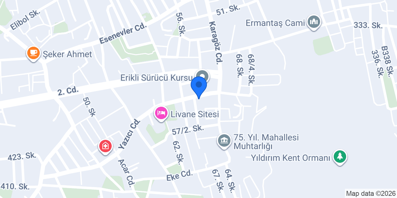 Elif Market konumu