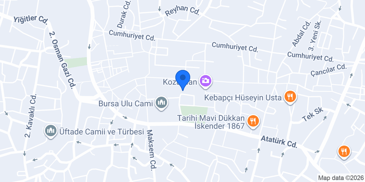 Bursa Altın konumu