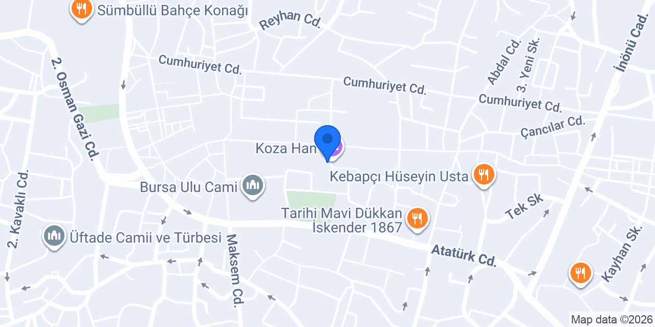 Bursa İpek konumu