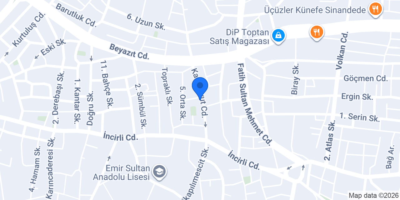 Karadavut Odunlu Ekmek Fırını konumu