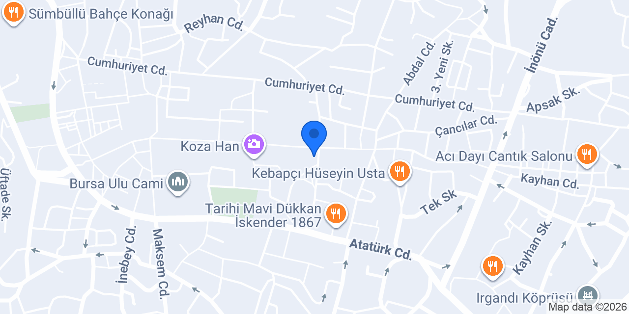 Helvacı Ali Bursa Tuzpazarı konumu