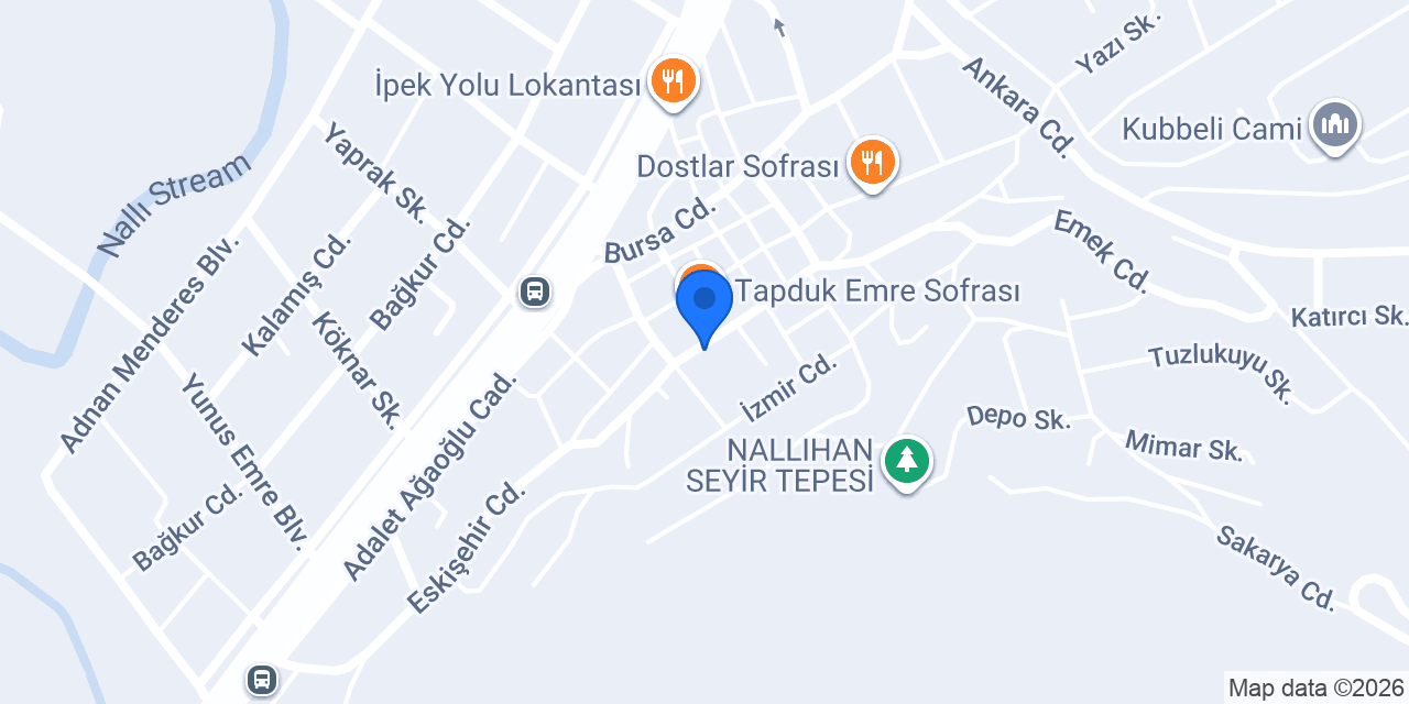 NALLIHAN MATBAASI konumu
