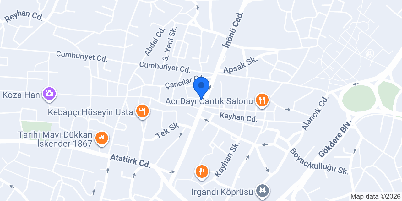 Kar Beyaz Hotel Bursa konumu