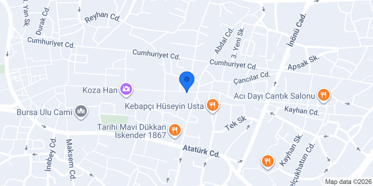 Akça Kuyumculuk/ Mahmut Akça konumu