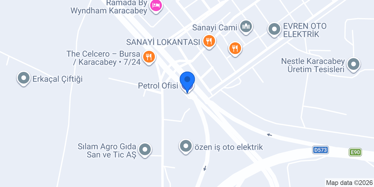Petrol Ofisi konumu