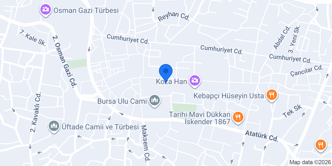 Emir Kitabevi konumu