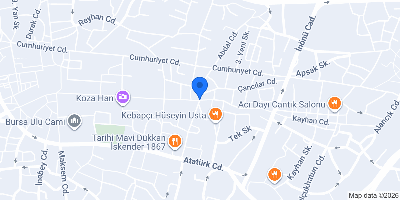 Borekçi Aziz Usta konumu