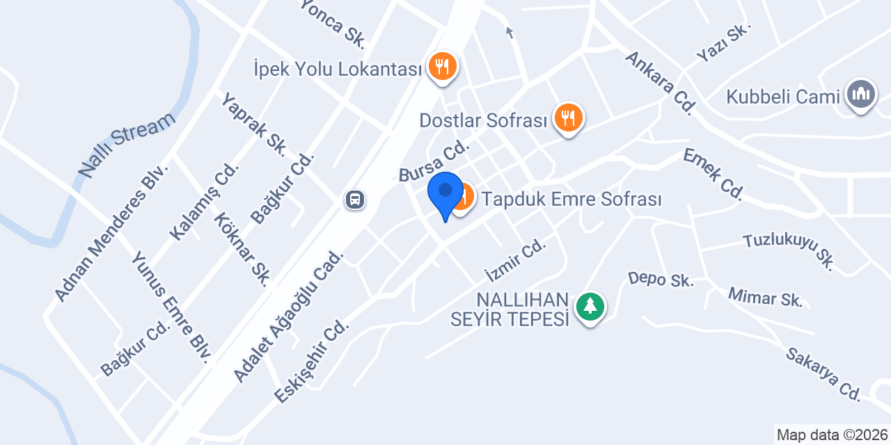 Çiçekcim Nallıhan konumu