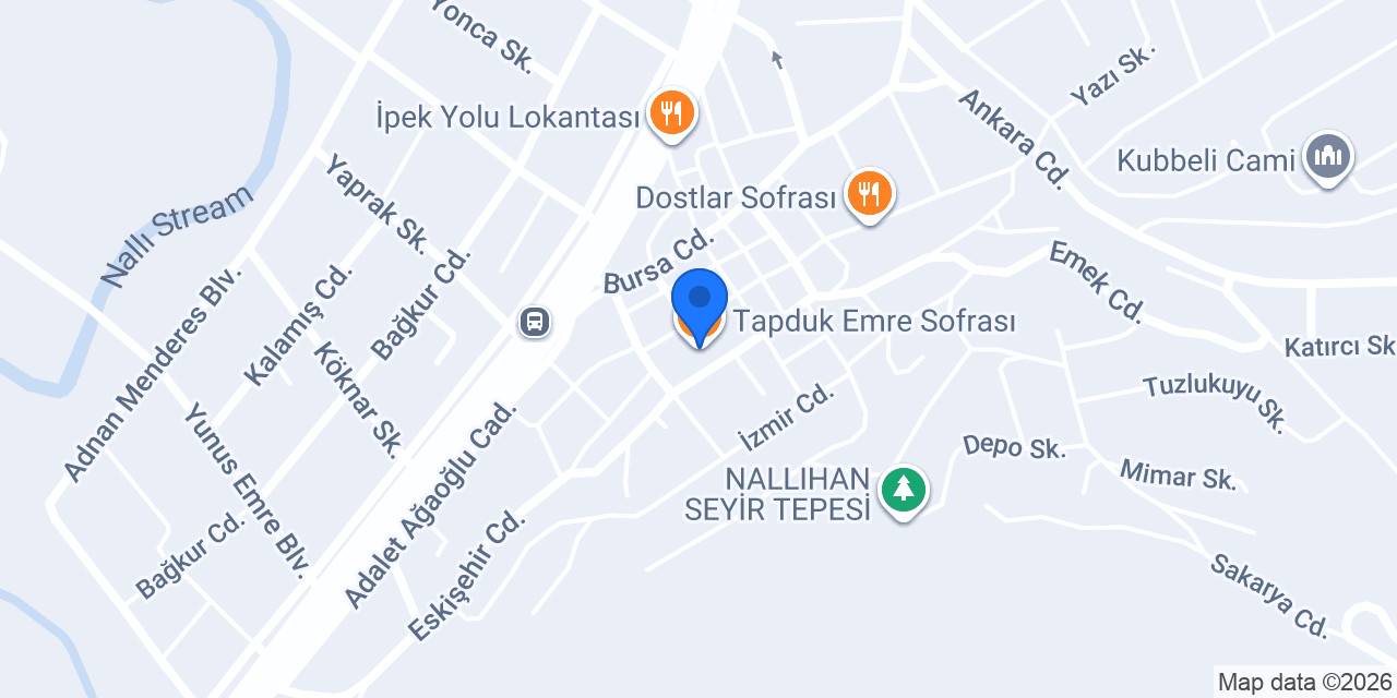 Tapduk Emre Sofrası konumu